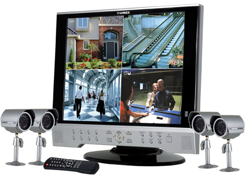 Lorex 19 LCD Color 8-Channel DVR Observation System with 4 Night Vision Cameras